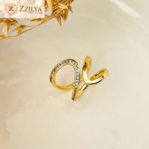 Infinity anti tarnish rings for women