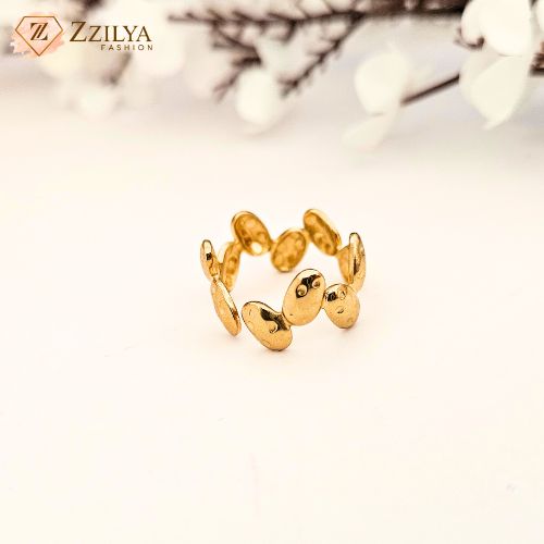 Korean gold plated anti tarnish rings