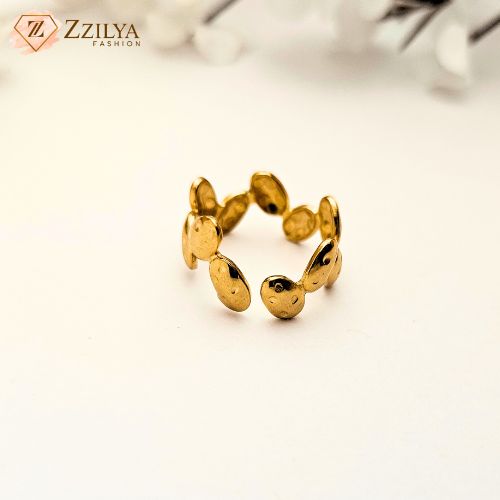 Korean gold plated anti tarnish rings