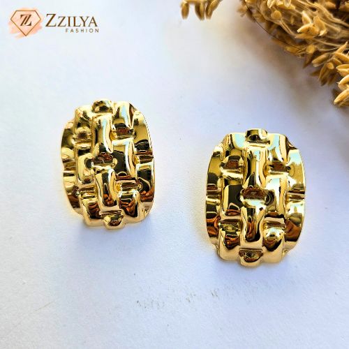 Bold anti tarnish earrings for women