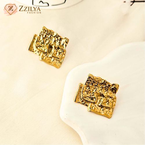 Korean shapes anti tarnish earrings